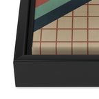 Old Video Cassette Palette Framed Canvas Print Gallery Image 3