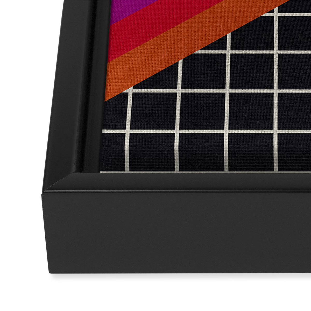 Old Video Cassette Palette II Framed Canvas Print Gallery Image 3