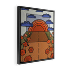On The Road #1 Framed Canvas Print Gallery Image 2