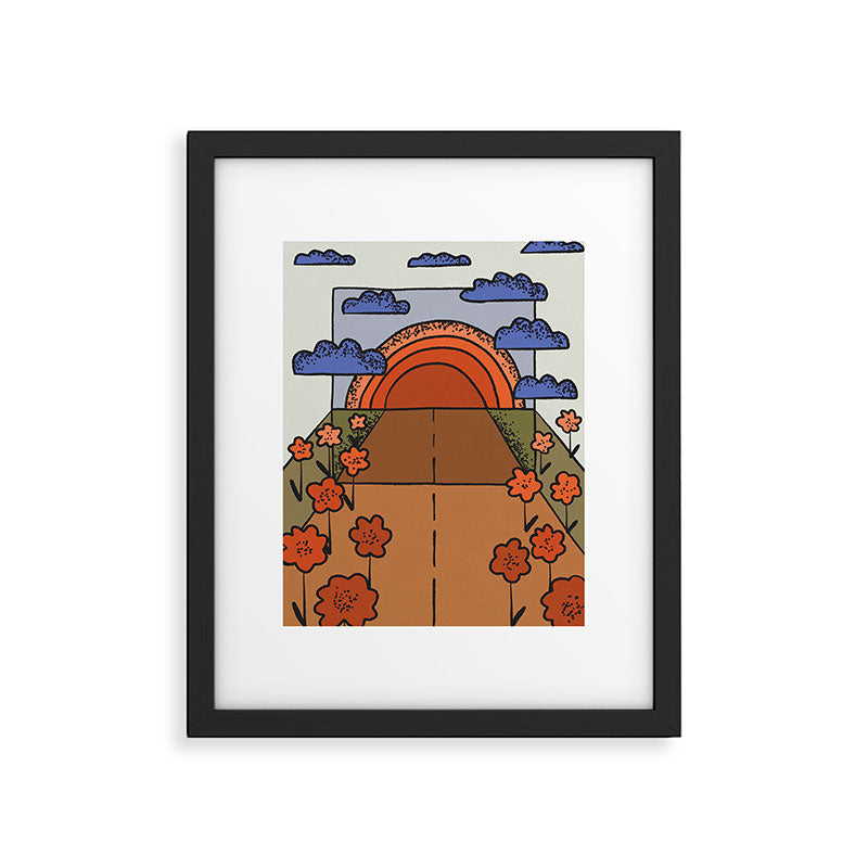 On The Road #1 Framed Art Print Gallery Image 5
