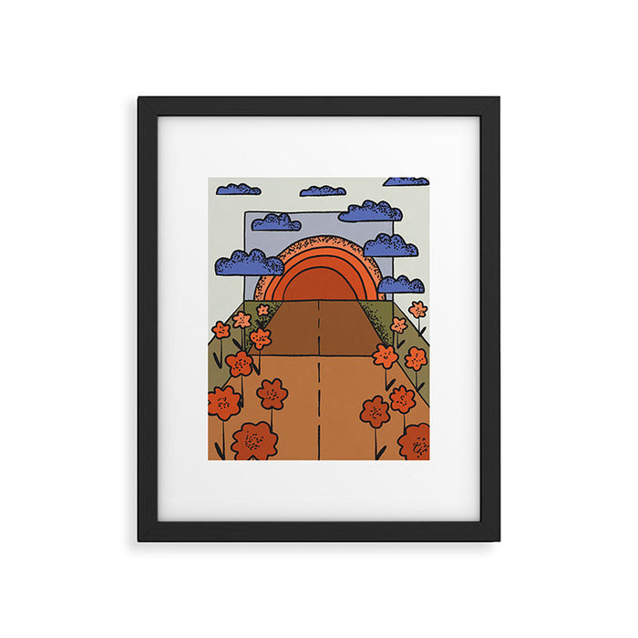 On The Road #1 Framed Art Print Gallery Image 1
