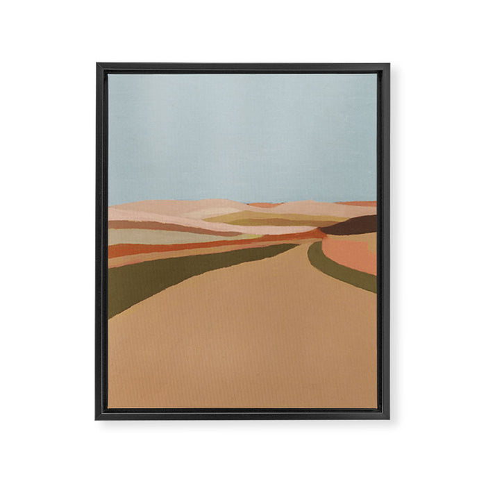On the Road #2 Framed Canvas Print Gallery Image 1