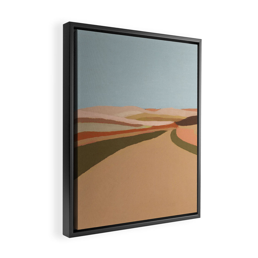 On the Road #2 Framed Canvas Print Gallery Image 2