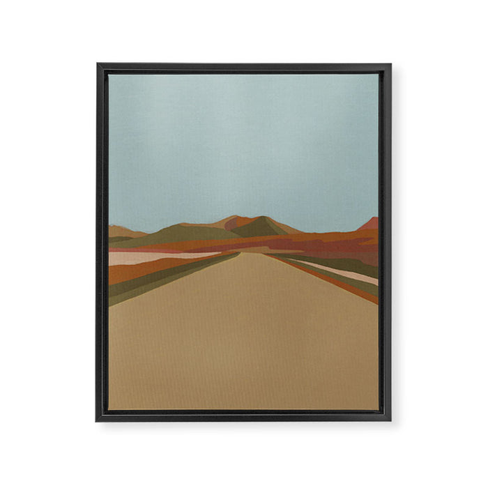 On the Road #3 Framed Canvas Print Gallery Image 1