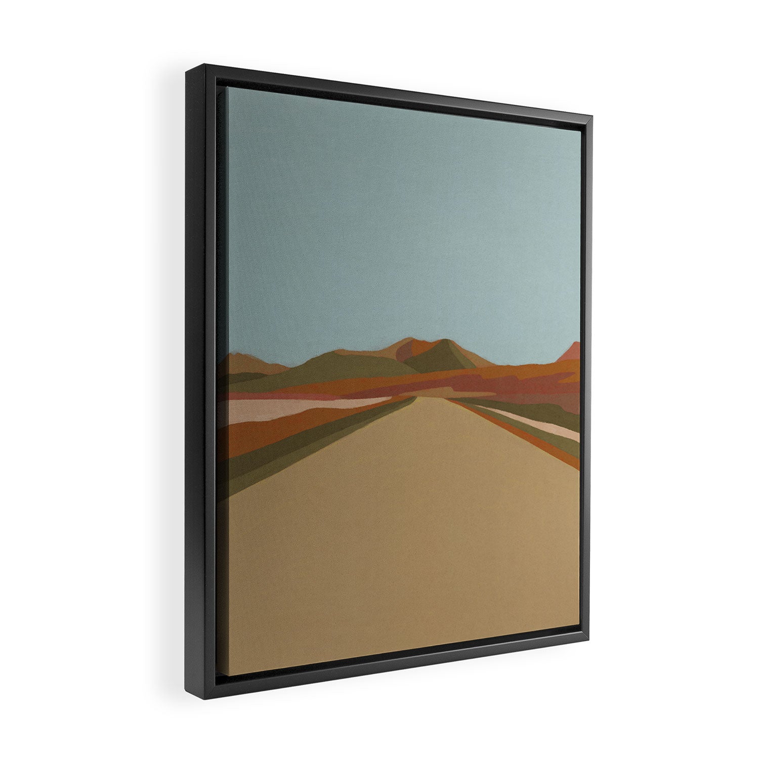 On the Road #3 Framed Canvas Print Gallery Image 2