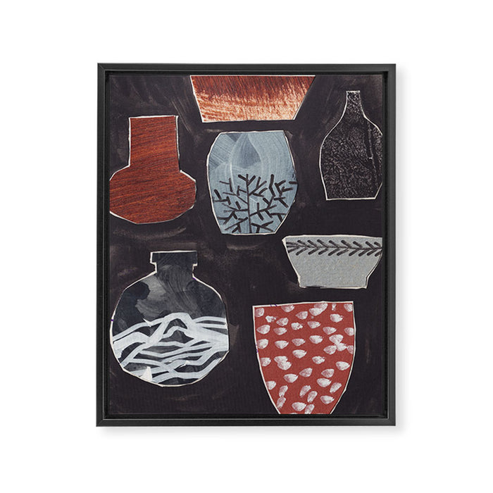 On the Table Framed Canvas Print Gallery Image 1