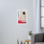 One Color Collection / Alizarin Crimson Art Print Gallery Image 3