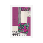 One Color Collection / Dark Fuchsia Art Print Gallery Image 1
