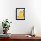 One Color Collection / Goldenrod Framed Art Print Gallery Image 2