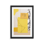 One Color Collection / Goldenrod Framed Art Print Gallery Image 2
