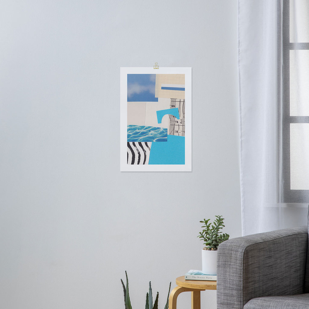 One Color Collection / Picton Blue Art Print Gallery Image 3