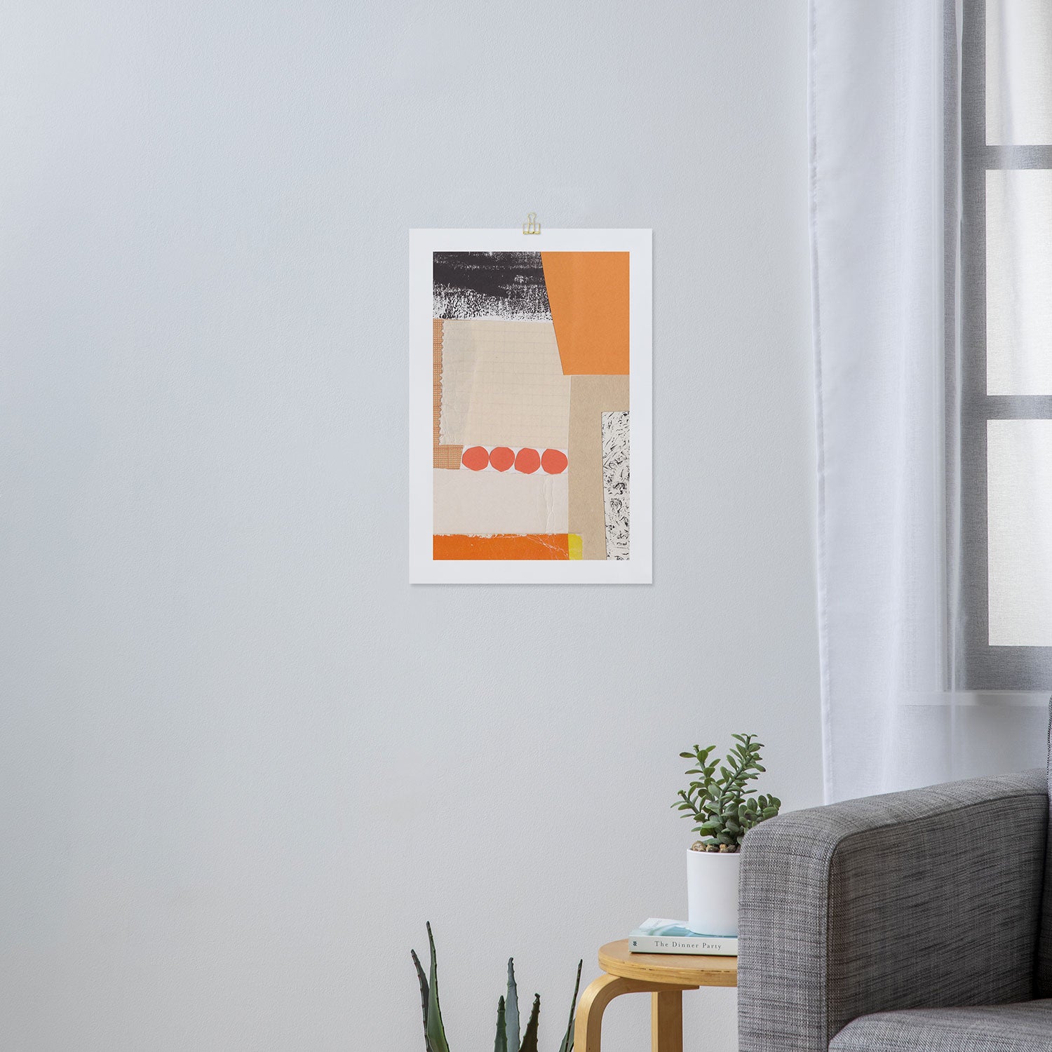 One Color Collection / Tan Hide Art Print Gallery Image 3