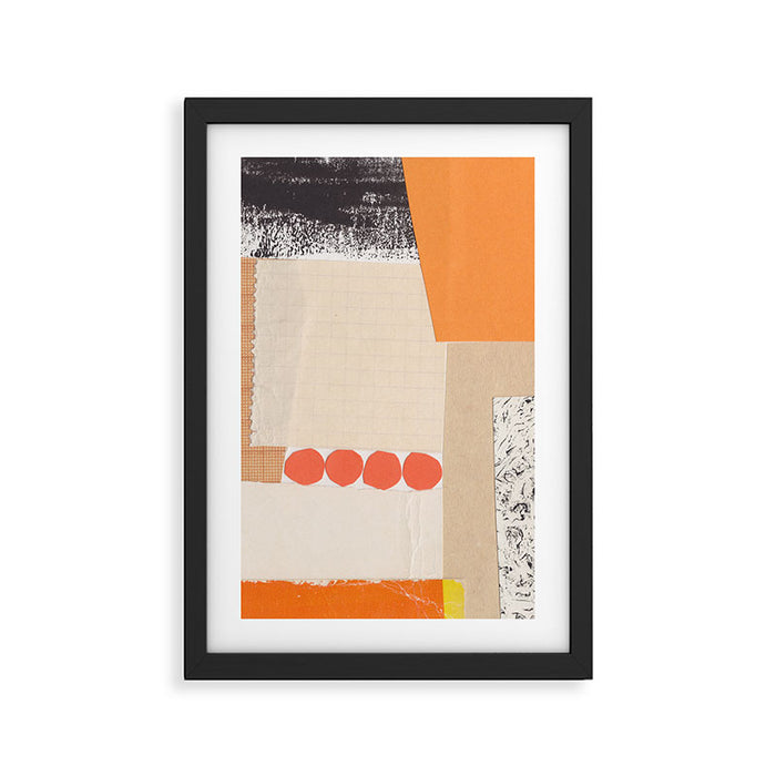 One Color Collection / Tan Hide Framed Art Print Gallery Image 1