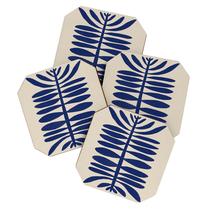 One Hundred-Leaved Plant #1 Coaster Gallery Image 1
