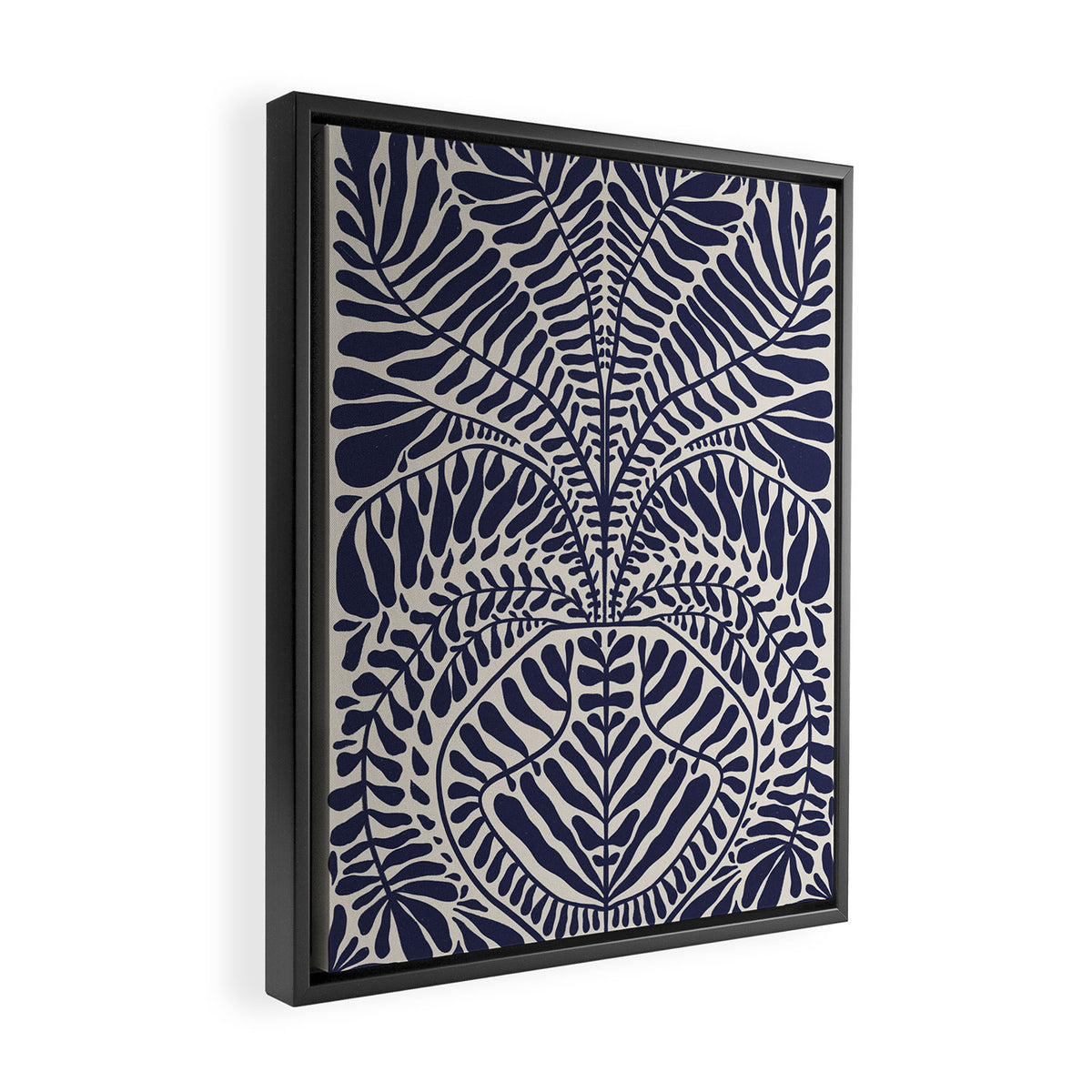 One Hundred-Leaved Plant #11 Framed Canvas Print Gallery Image 2