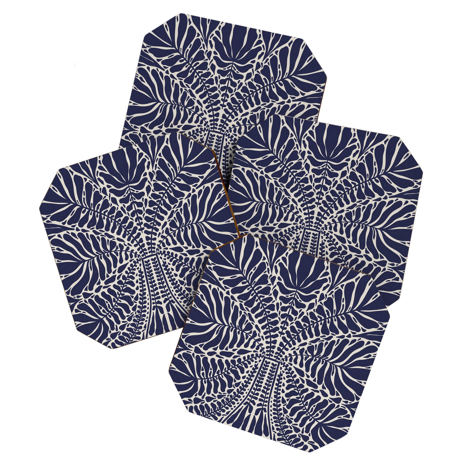 One Hundred-Leaved Plant #13 Coaster Gallery Image 1