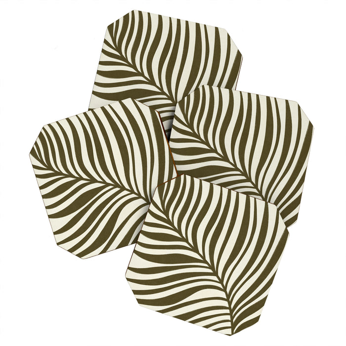 One Hundred-Leaved Plant #16 Coaster Gallery Image 1