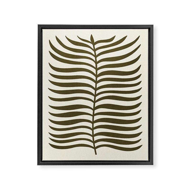 One Hundred-Leaved Plant #17 Framed Canvas Print Gallery Image 6