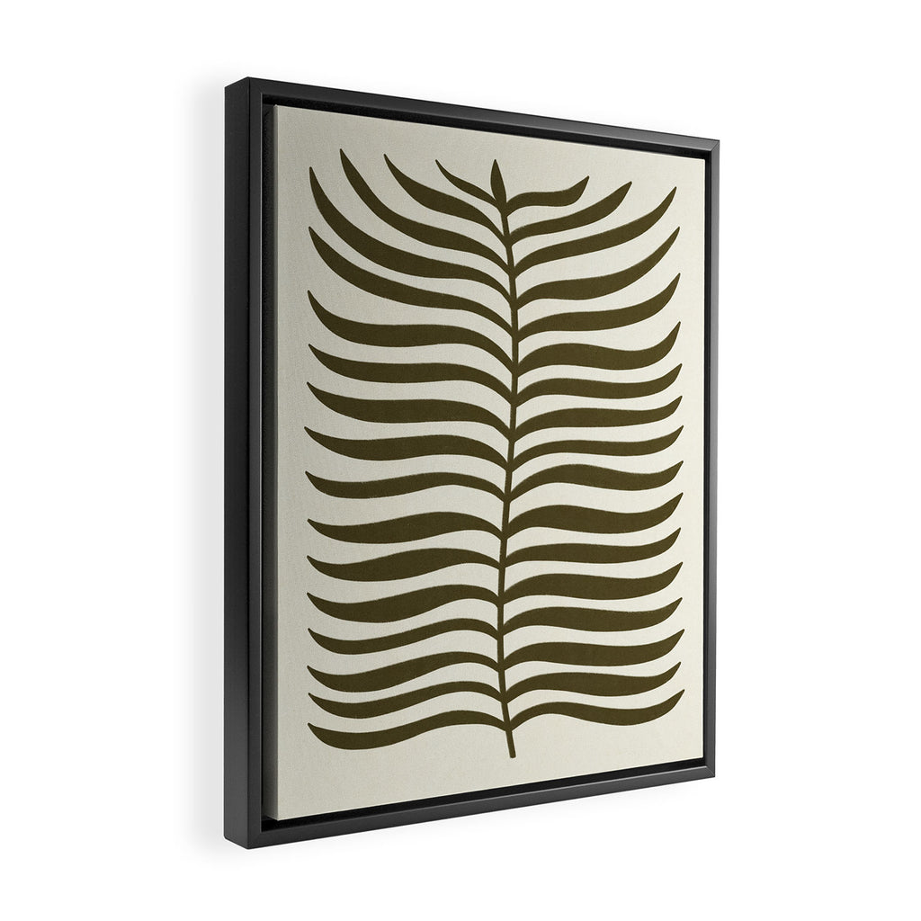 One Hundred-Leaved Plant #17 Framed Canvas Print Gallery Image 2