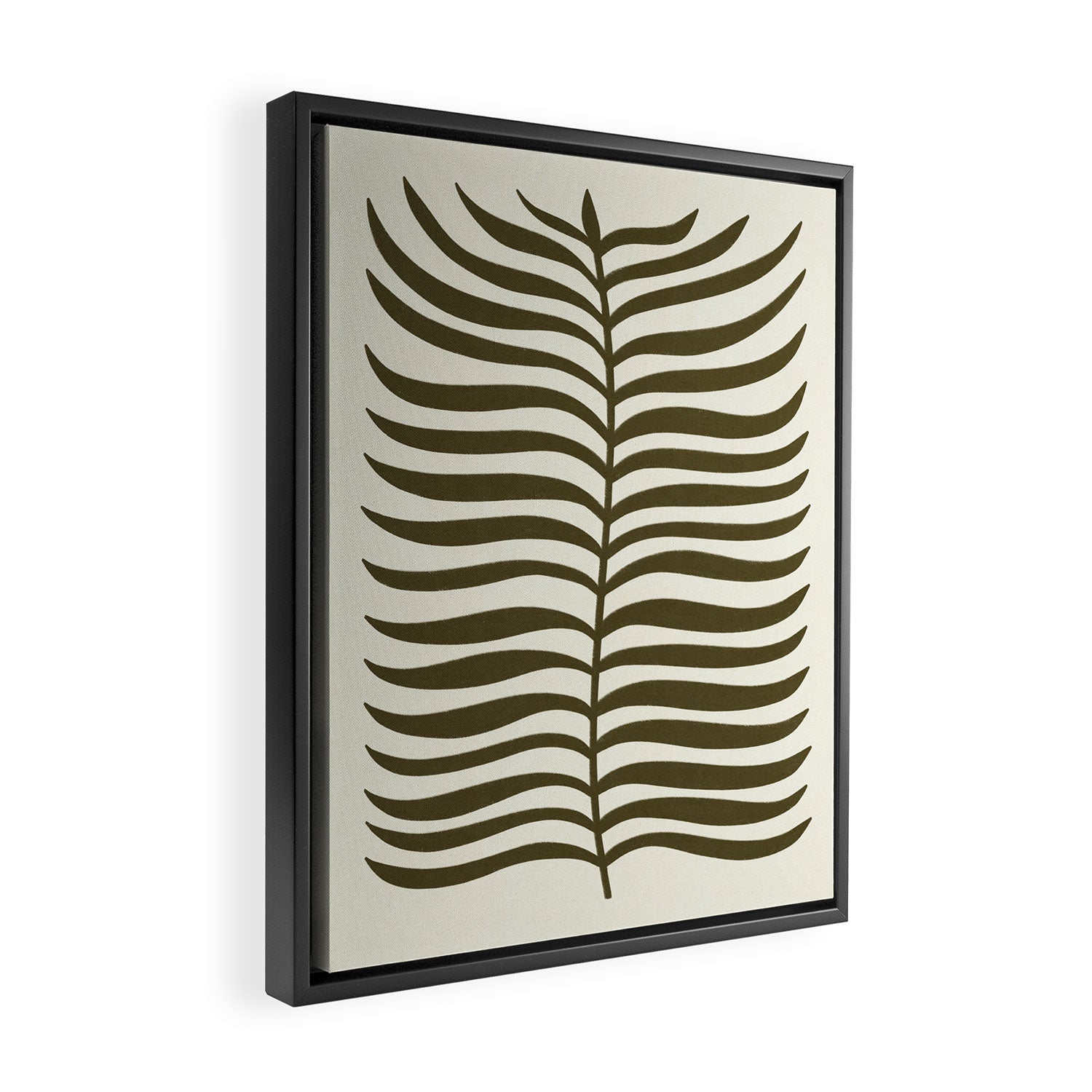 One Hundred-Leaved Plant #17 Framed Canvas Print Gallery Image 2