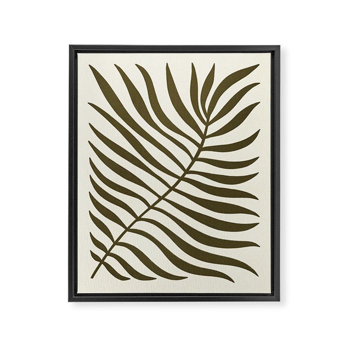 One Hundred-Leaved Plant #18 Framed Canvas Print Gallery Image 1