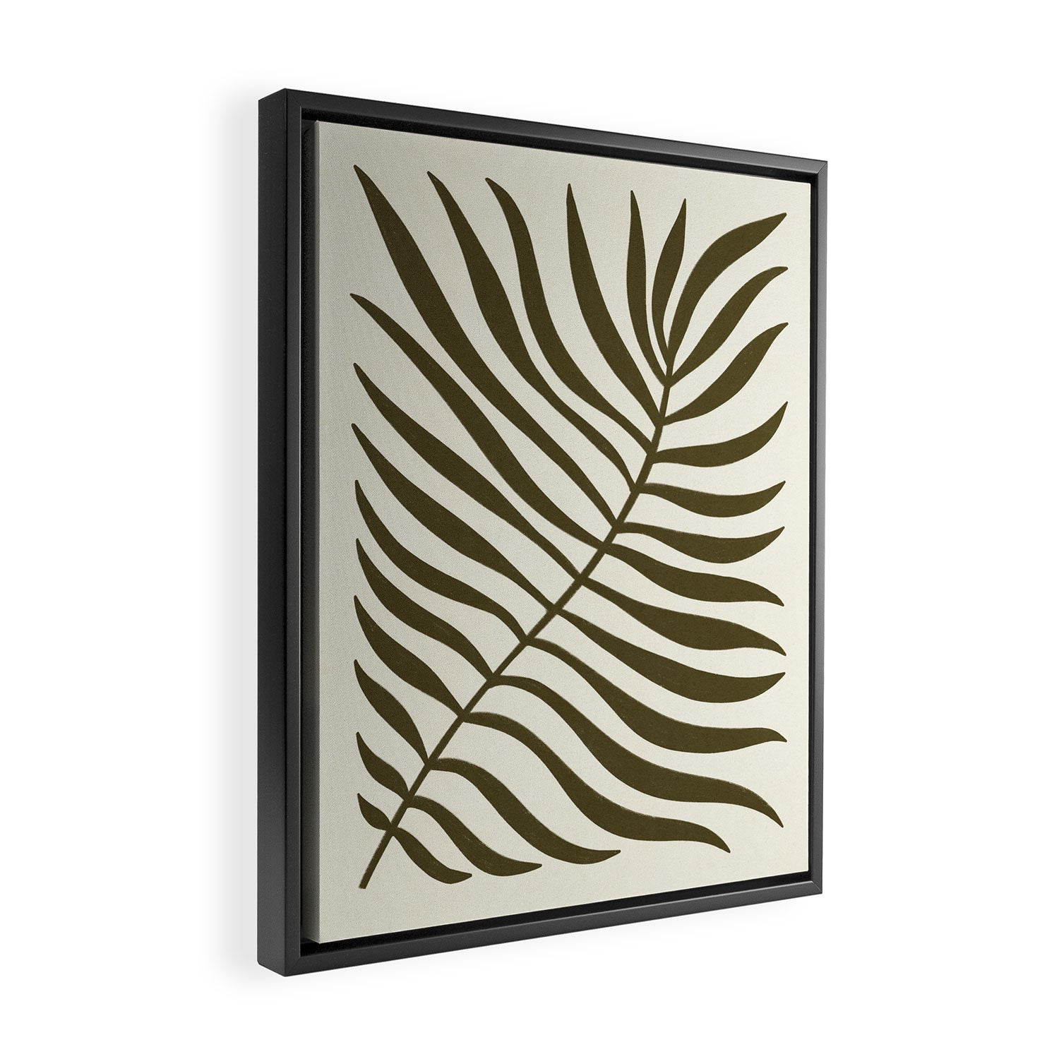 One Hundred-Leaved Plant #18 Framed Canvas Print Gallery Image 2