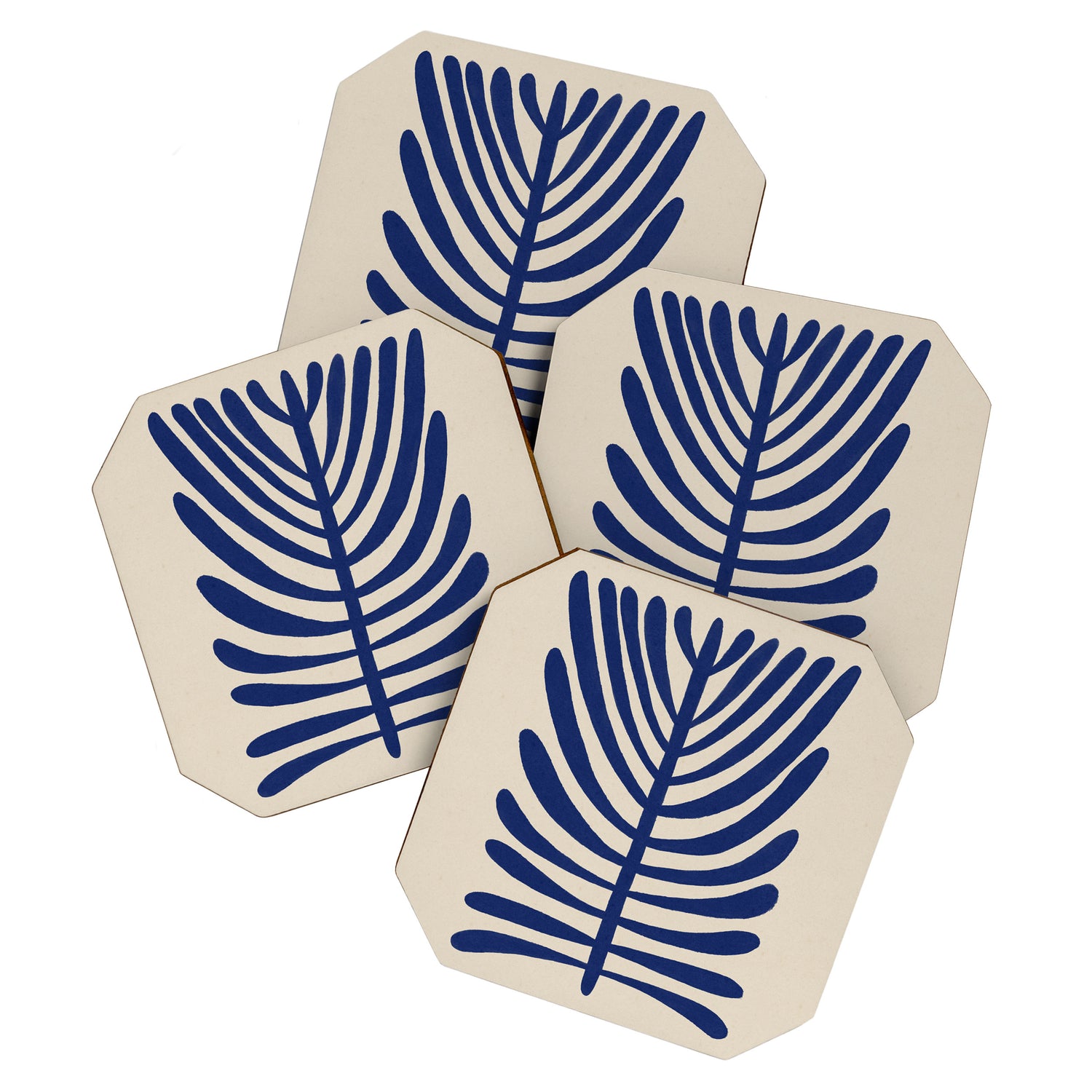 One Hundred-Leaved Plant #2 Coaster Gallery Image 1