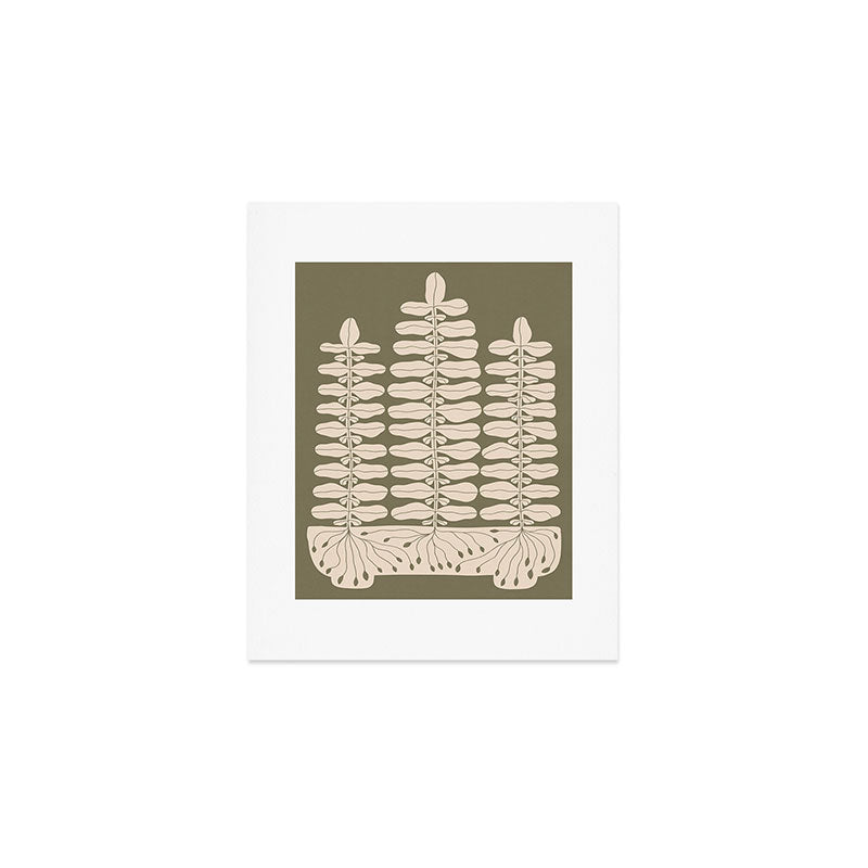 One Hundred-Leaved Plant #22 Art Print Gallery Image 1
