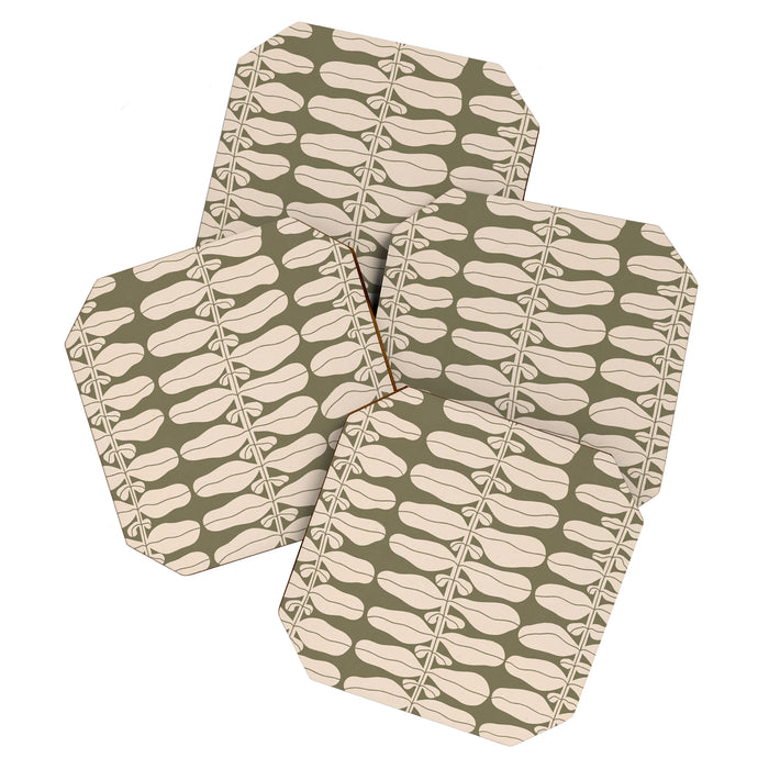 One Hundred-Leaved Plant #22 Coaster Gallery Image 1