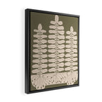 One Hundred-Leaved Plant #22 Framed Canvas Print Gallery Image 2