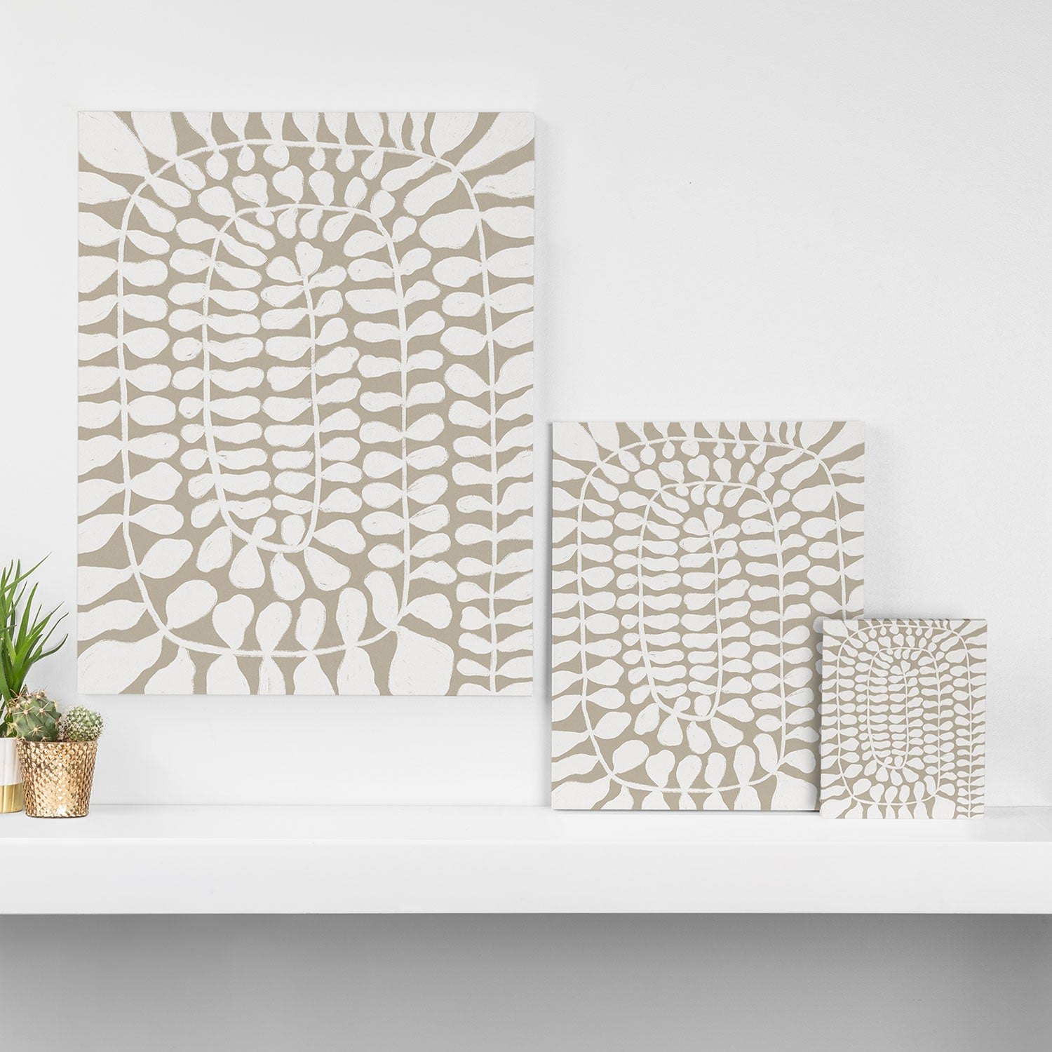 One Hundred-Leaved Plant #3 Canvas Print Gallery Image 3
