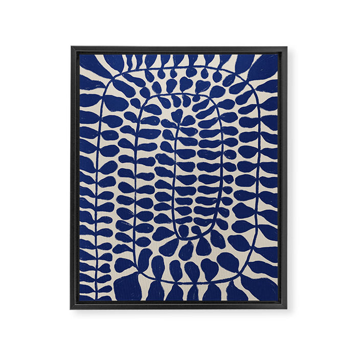 One Hundred-Leaved Plant #4 Framed Canvas Print Gallery Image 1