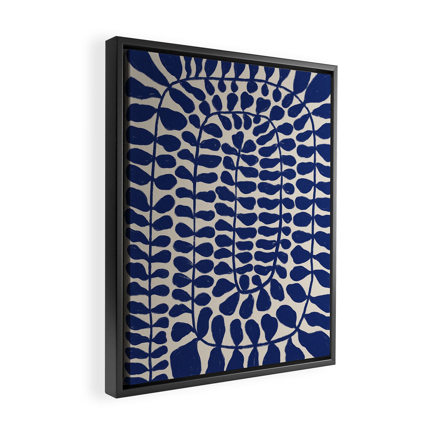One Hundred-Leaved Plant #4 Framed Canvas Print Gallery Image 2