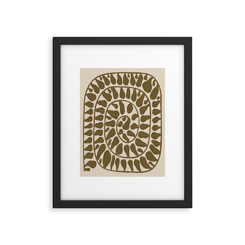 One Hundred-Leaved Plant #6 Framed Art Print Gallery Image 4