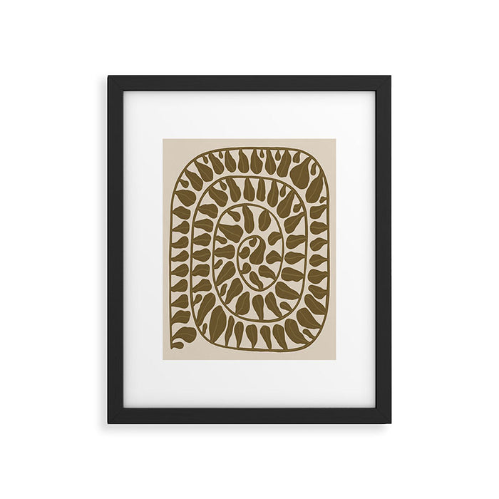 One Hundred-Leaved Plant #6 Framed Art Print Gallery Image 1