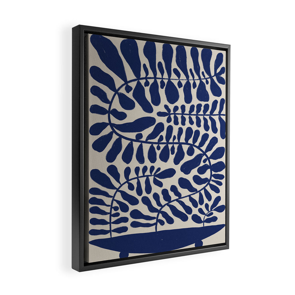 One Hundred-Leaved Plant #7 Framed Canvas Print Gallery Image 2