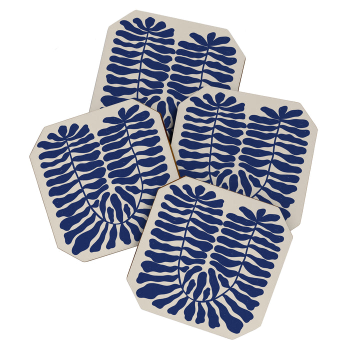 One Hundred-Leaved Plant #8 Coaster Gallery Image 1