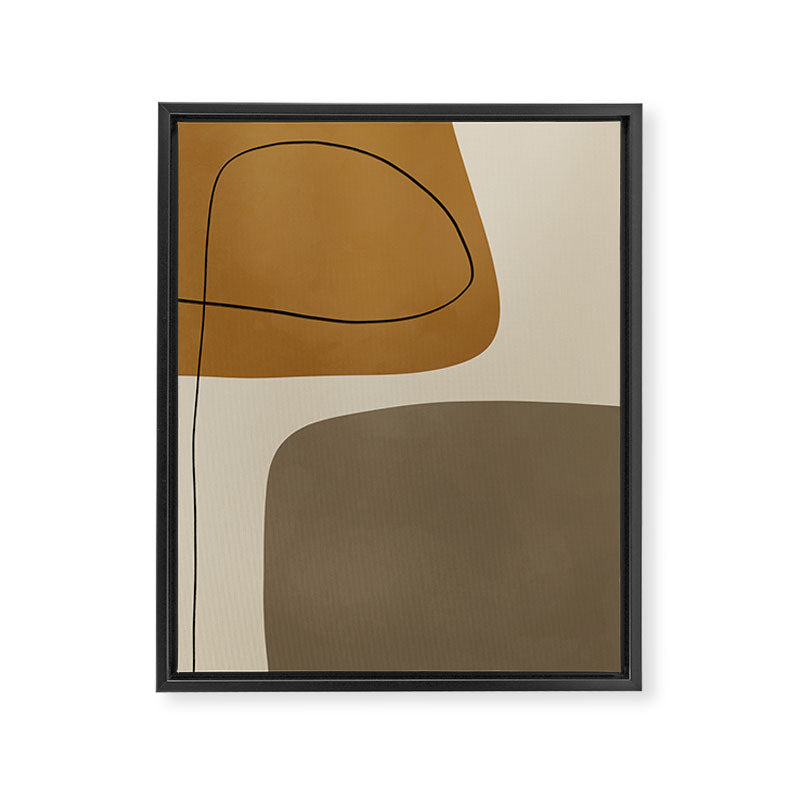 Organic Abstract Shapes #1 Framed Canvas Print Gallery Image 6