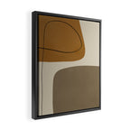 Organic Abstract Shapes #1 Framed Canvas Print Gallery Image 2