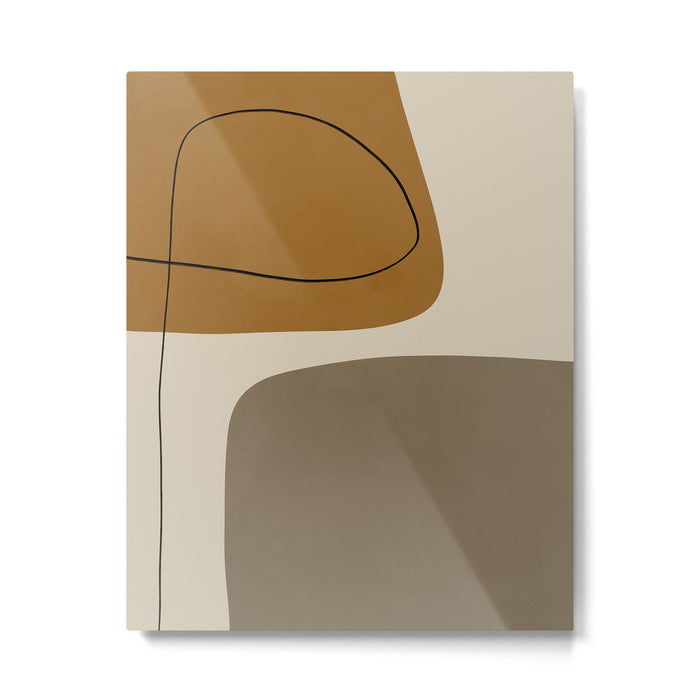 Organic Abstract Shapes #1 Metal Print Gallery Image 1