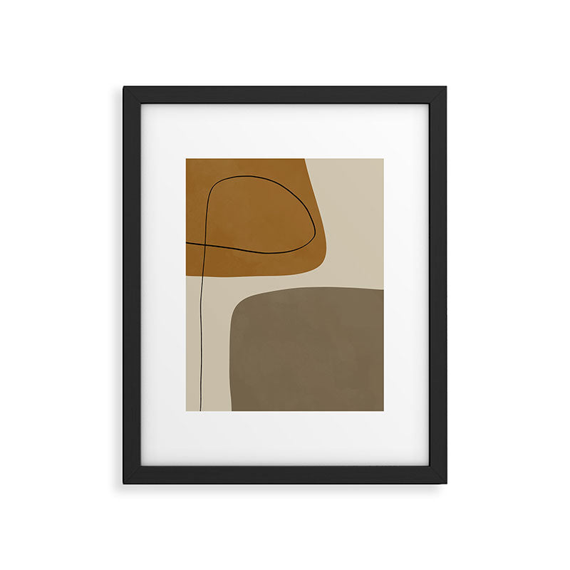 Organic Abstract Shapes #1 Framed Art Print Gallery Image 5