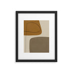 Organic Abstract Shapes #1 Framed Art Print Gallery Image 5