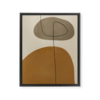 Organic Abstract Shapes #2 Framed Canvas Print Gallery Image 6