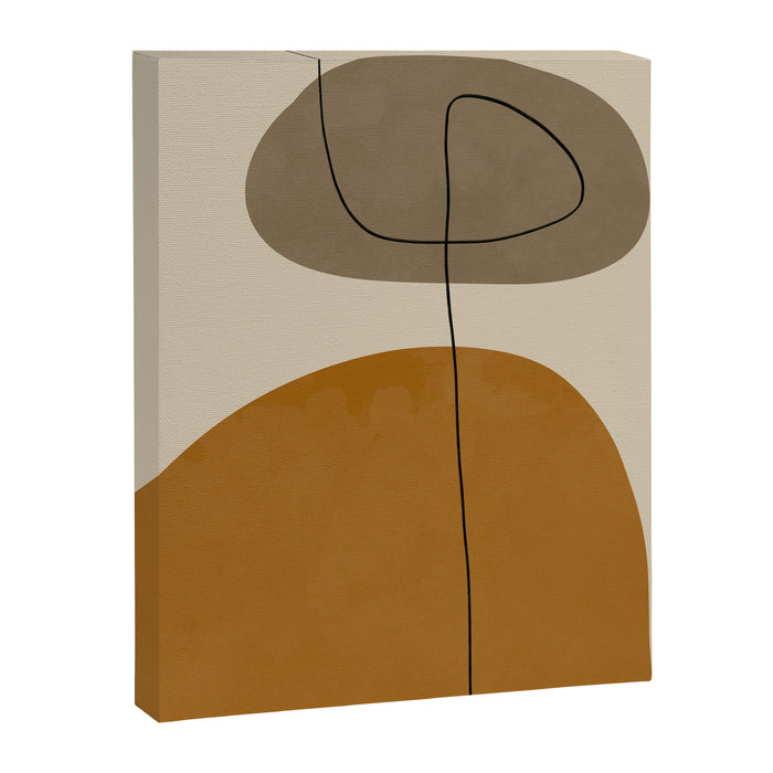Organic Abstract Shapes #3 Canvas Print Gallery Image 1