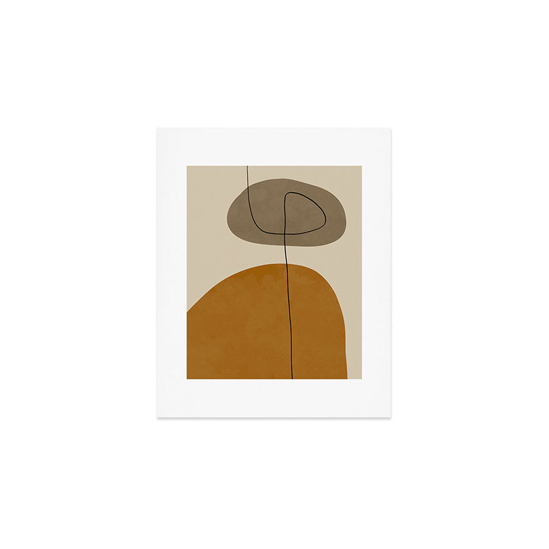 Organic Abstract Shapes #3 Art Print Gallery Image 1