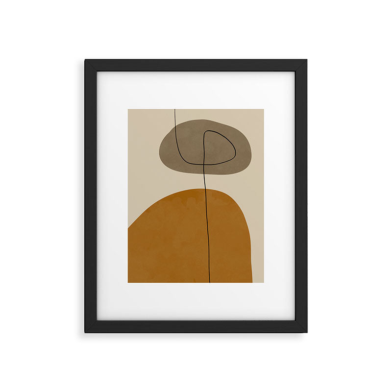 Organic Abstract Shapes #3 Framed Art Print Gallery Image 4