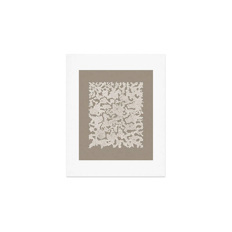 Organic Lace Art Print Gallery Image 1
