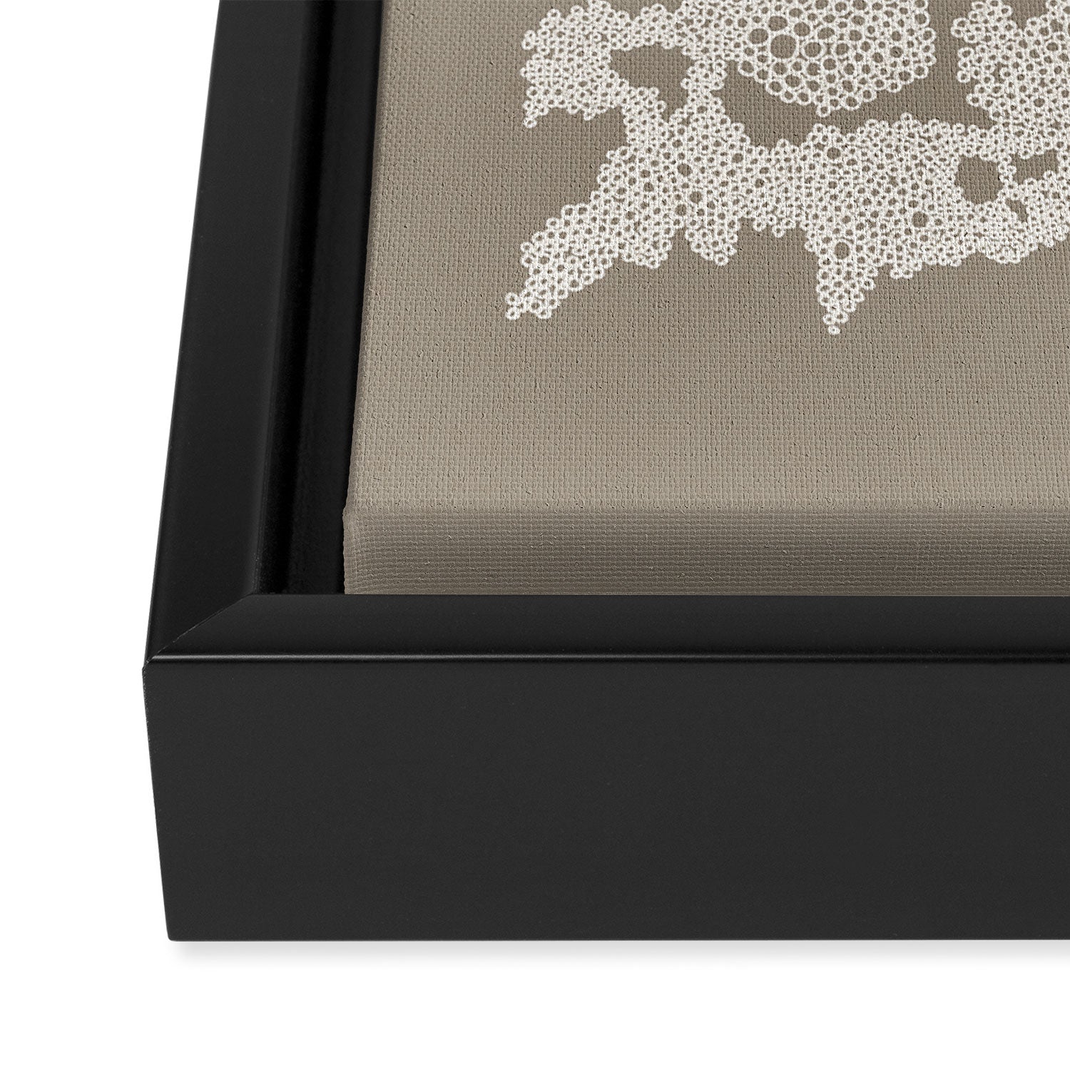 Organic Lace Framed Canvas Print Gallery Image 3