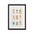 Paper City #1 Framed Art Print Gallery Image 3