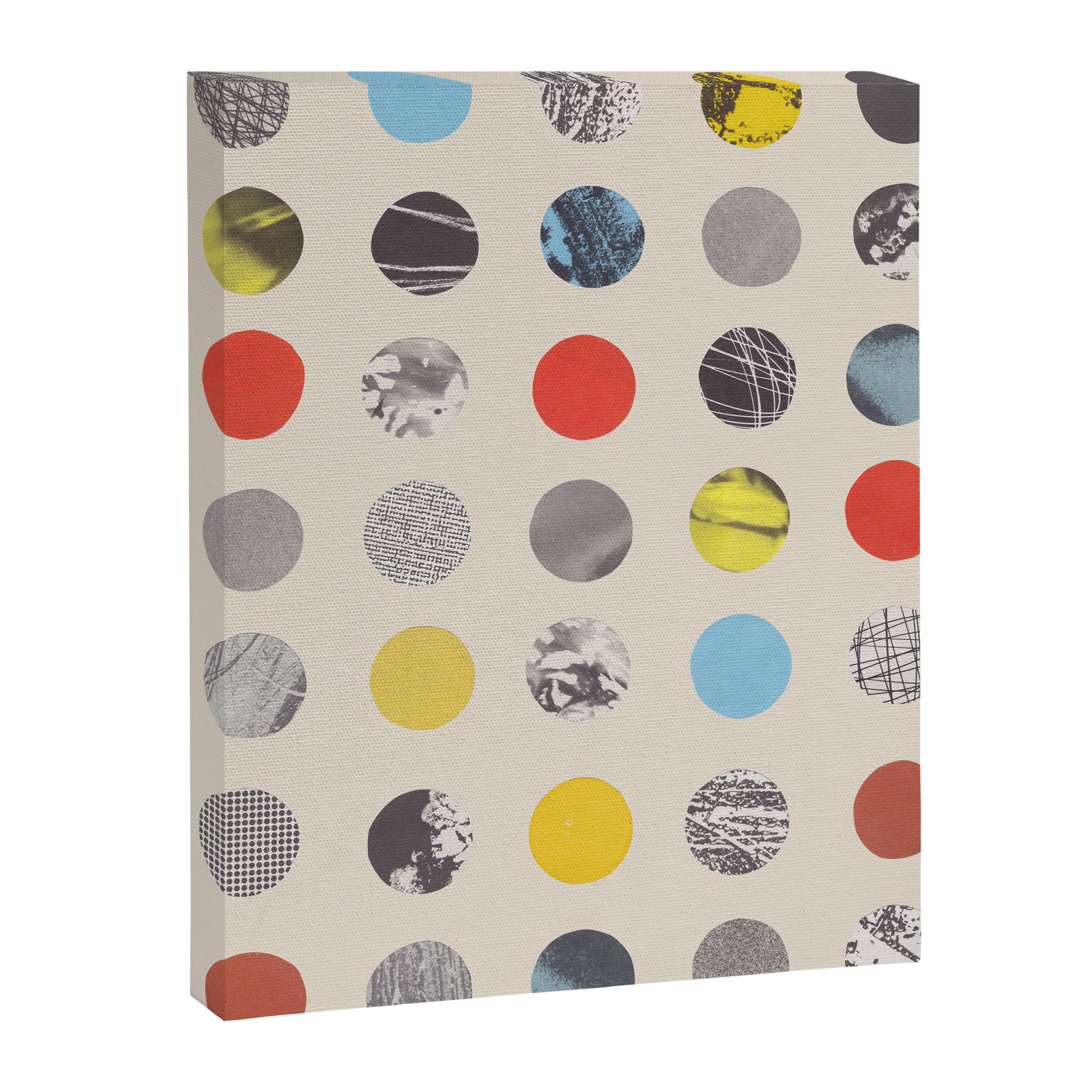 Paper Pattern / Circles Canvas Print Gallery Image 8